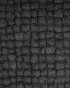 Filzkugelteppich Dunkelgrau 160 X 230 Cm Amdo