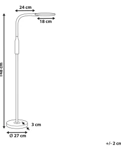 Flurlampe Schwarz Led Cassiopeia