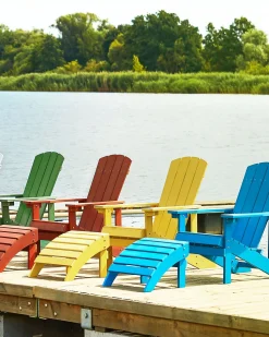 Fushocker Kunstholz Blau Adirondack