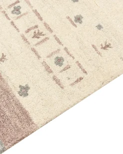 Gabbeh Teppich Wolle Beige / Hellbraun 160 X 230 Cm Hochflor Karli