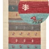 Gabbeh Teppich Wolle Mehrfarbig 160 X 230 Cm Hochflor Sarilar