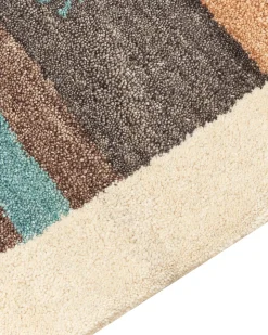 Gabbeh Teppich Wolle Mehrfarbig 160 X 230 Cm Hochflor Sarilar