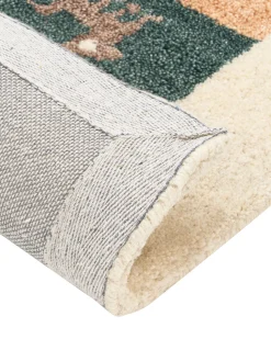 Gabbeh Teppich Wolle Mehrfarbig 160 X 230 Cm Hochflor Sarilar