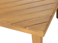 Garten Beistelltisch Akazienholz Hellbraun 70 X 70 Cm Baratti