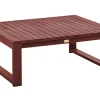 Garten Beistelltisch Akazienholz Mahagonibraun 90 X 75 Cm Timor Ii