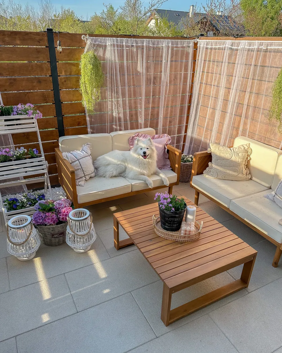 Garten Beistelltisch Akazienholz Hellbraun 90 X 75 Cm Timor Ii