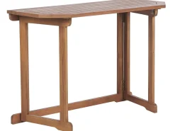 Garten Beistelltisch Akazienholz Hellbraun 110 X 47 Cm Klappbar Treia