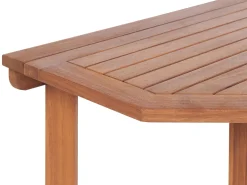 Garten Beistelltisch Akazienholz Hellbraun 110 X 47 Cm Klappbar Treia