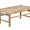 Garten Beistelltisch Bambusholz Hellbraun 80 X 45 Cm Todi