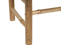 Garten Beistelltisch Bambusholz Hellbraun 80 X 45 Cm Todi