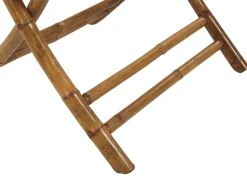 Garten Beistelltisch Bambusholz 70 X 70 Cm Klappbar Molise