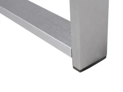 Garten Couchtisch Aluminium Dunkelgrau 90 X 50 Cm Salerno