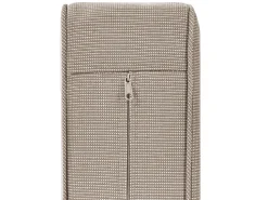 Garten Ecksofa Akazienholz Hellbraun 2-Sitzer Auflagen Taupe Timor Ii