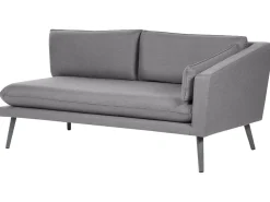 Garten Ecksofa Grau 4-Sitzer Modular Loretello