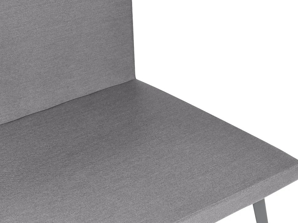 Garten Ecksofa Grau 4-Sitzer Modular Loretello