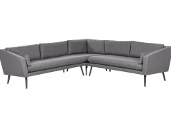 Garten Ecksofa Grau 5-Sitzer Modular Loretello