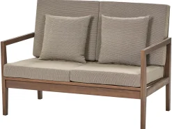 Garten Lounge-Set Zertifiziertes Akazienholz Dunkel 7 Sitzer Pataja