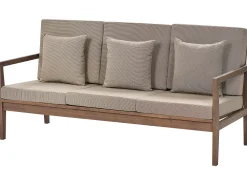 Garten Lounge-Set Zertifiziertes Akazienholz Dunkel 7 Sitzer Pataja