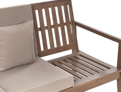 Garten Lounge-Set Zertifiziertes Akazienholz Dunkel 7 Sitzer Pataja