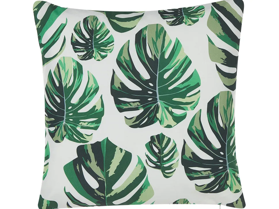 Gartenkissen Blattermotiv Grun 45 X 45 Cm 2Er Set Pouliana