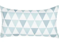 Gartenkissen Dreiecke Blau-Weiss 40 X 70 Cm 2Er Set Trifos