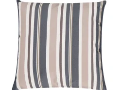 Gartenkissen Dunkelblau-Beige Gestreift 40 X 40 Cm 2Er Set Kastos