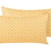 Gartenkissen Gelb Geometrisches Muster 40 X 70 Cm 2Er Set Astakos