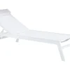 Gartenliege Aluminium Textilbespannung Weis Catania Ii