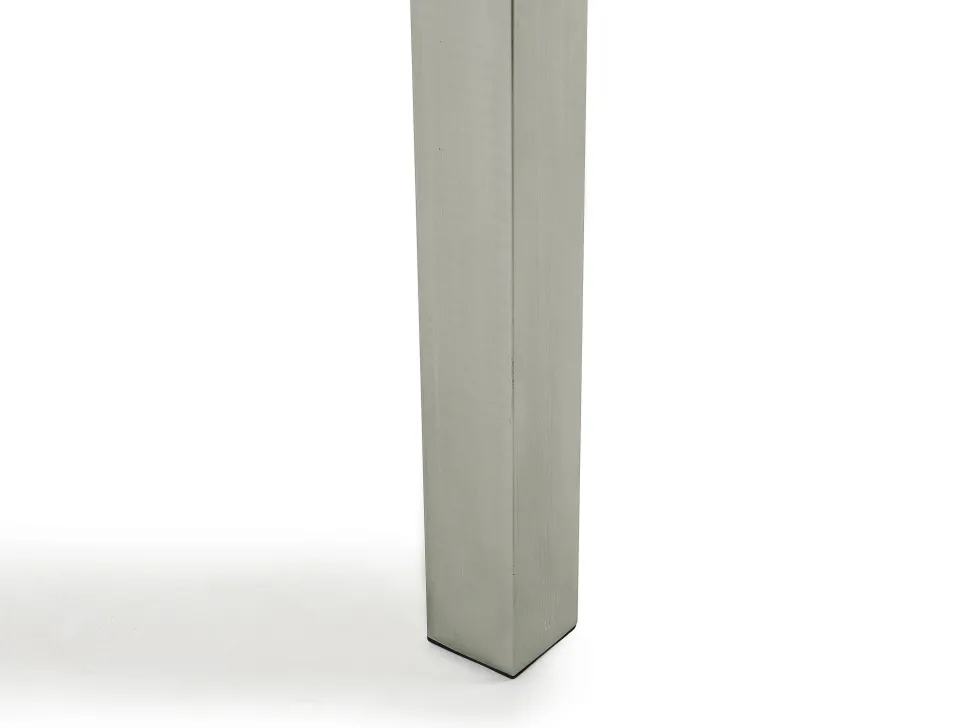 Gartenmöbel Set Crashglas 220 X 100 Cm 8-Sitzer Stühle Textilbespannung Beige Grosseto