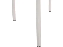 Gartenmöbel Set Granit Grau Poliert 180 X 90 Cm 6-Sitzer Stühle Textilbespannung Weis Grosseto