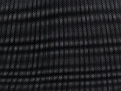 Gartenmöbel Set Naturstein Schwarz Poliert 220 X 100 Cm 8-Sitzer Stühle Textilbespannung Grosseto