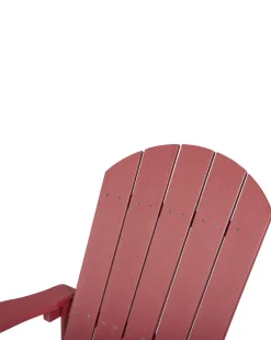 Garten-Schaukelstuhl Kunstholz Rot Adirondack