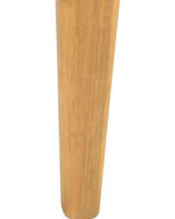 Gartensessel Akazienholz Hellbraun Auflagen Creme Baratti