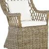 Gartensessel Rattan Naturlich Auflagen Cremeweis Maros