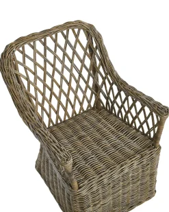 Gartensessel Rattan Naturlich Auflagen Cremeweis Maros