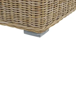 Gartensessel Rattan Naturlich 2Er Set Auflagen Cremeweis Ardea
