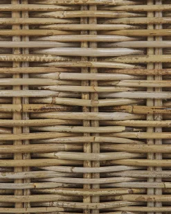 Gartensessel Rattan Naturlich 2Er Set Auflagen Cremeweis Ardea