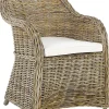 Gartensessel Rattan Naturlich Auflagen Cremeweis Susua