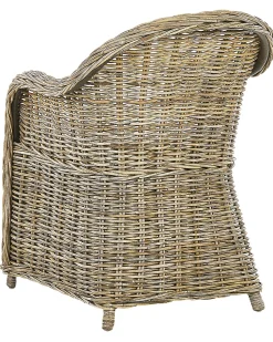 Gartensessel Rattan Naturlich Auflagen Cremeweis Susua