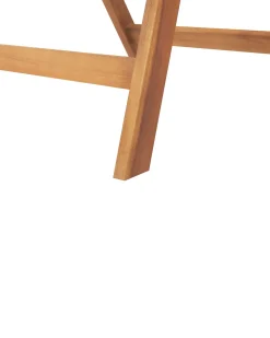 Gartenstuhl Akazienholz Hellbraun Verstellbar 6Er Set Java