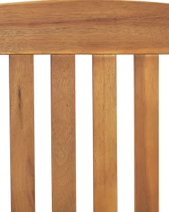 Gartenstuhl Akazienholz Hellbraun Verstellbar 6Er Set Java