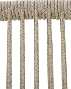 Gartenstuhl Beige / Heller Holzfarbton 2Er Set Auflagen Cremeweis Olbia