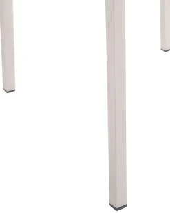 Gartenstuhl Grau 2Er Set Edelstahl Grosseto