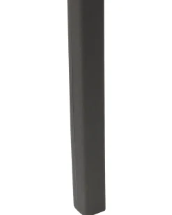 Gartenstuhl Kunststoff Schwarz 4Er Set Napoli