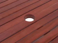Gartentisch Akazienholz 160 / 220 X 90 Cm Rechteckig Ausziehbar Toscana