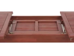 Gartentisch Akazienholz 160 / 220 X 90 Cm Rechteckig Ausziehbar Toscana