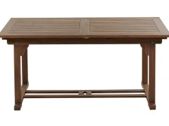 Gartentisch Akazienholz Dunkelbraun 160 / 220 X 90 Cm Ausziehbar Amantea