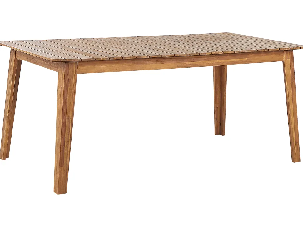 Gartentisch Akazienholz Hellbraun 180 X 90 Cm Fornelli