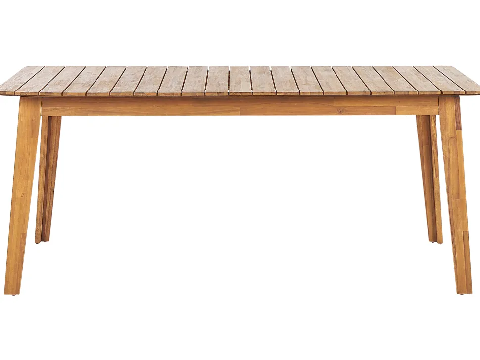 Gartentisch Akazienholz Hellbraun 180 X 90 Cm Fornelli