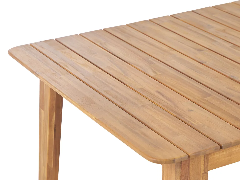 Gartentisch Akazienholz Hellbraun 180 X 90 Cm Fornelli